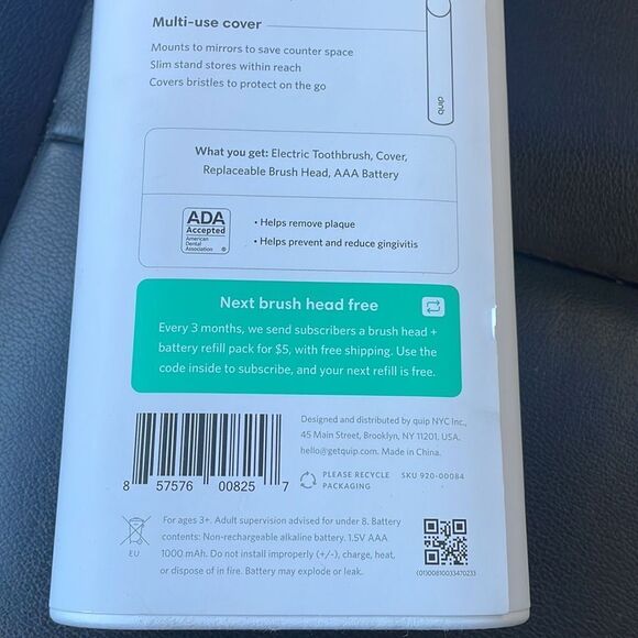Quip Electric Toothbrush - Picture 6 of 6